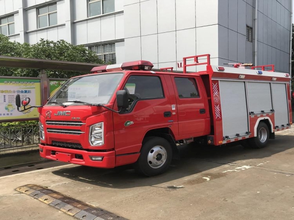 國六小型消防車江鈴水罐消防車2噸