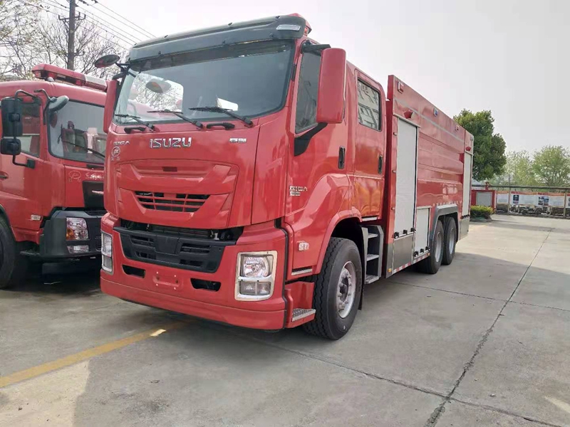 國六五十鈴后雙橋泡沫消防車16噸